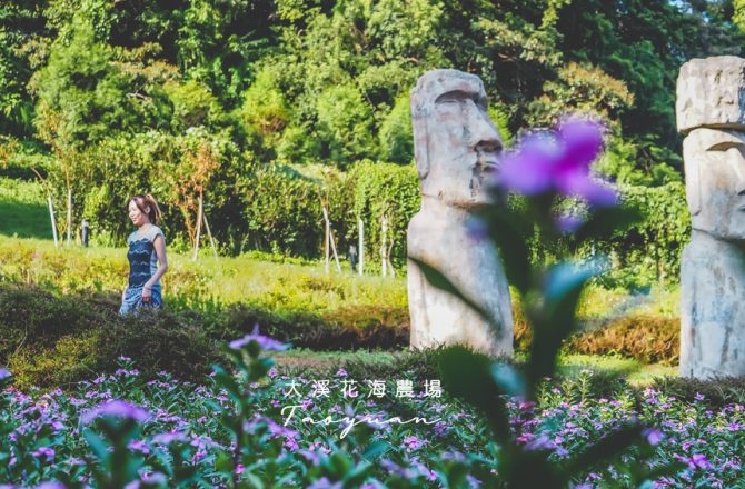 桃園大溪景點 偽出國風，摩艾石像在台灣！